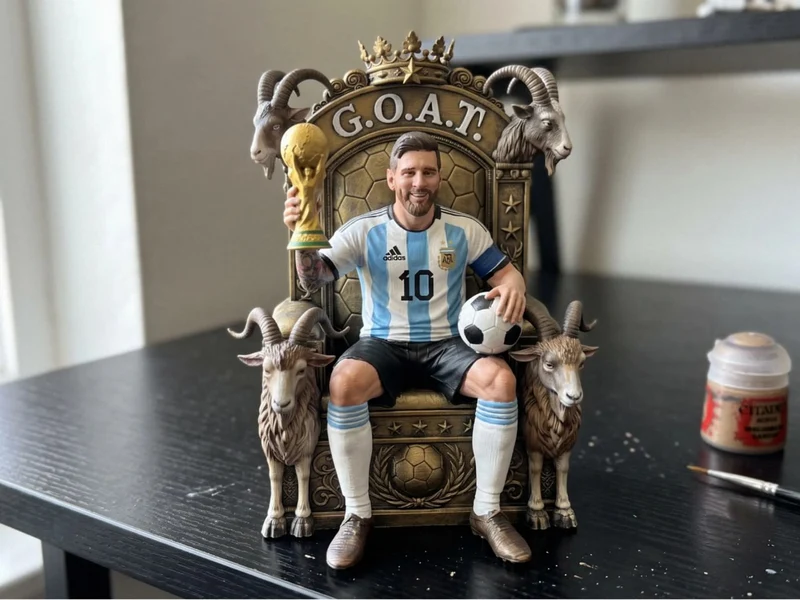 Lionel Messi — Football 3D model