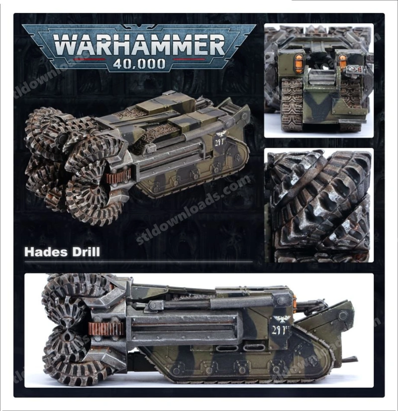 Hades Breaching Drill — Warhammer 40,000 3D model