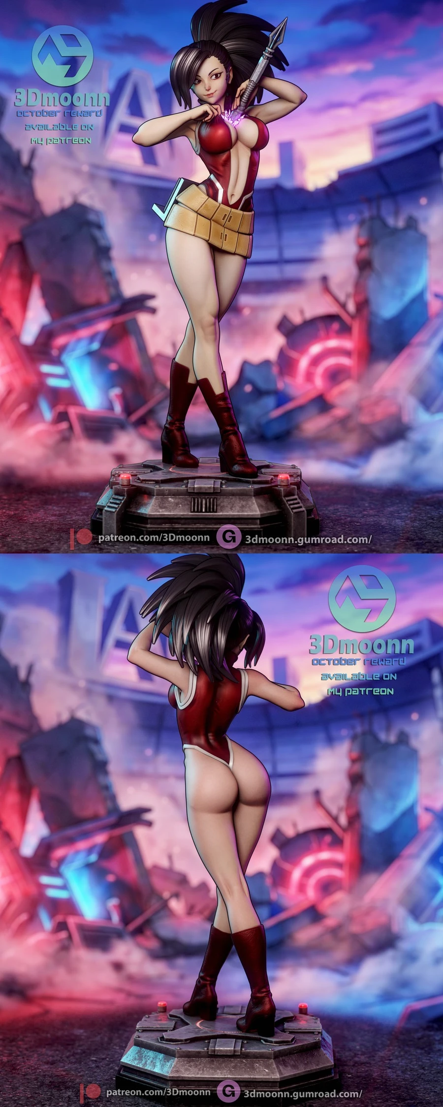 Momo — My Hero Academia 3D model