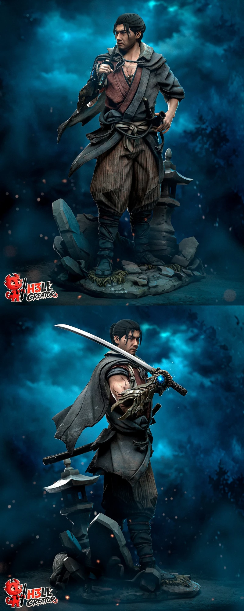 Musashi — Onimusha: Way of the Sword 3D model