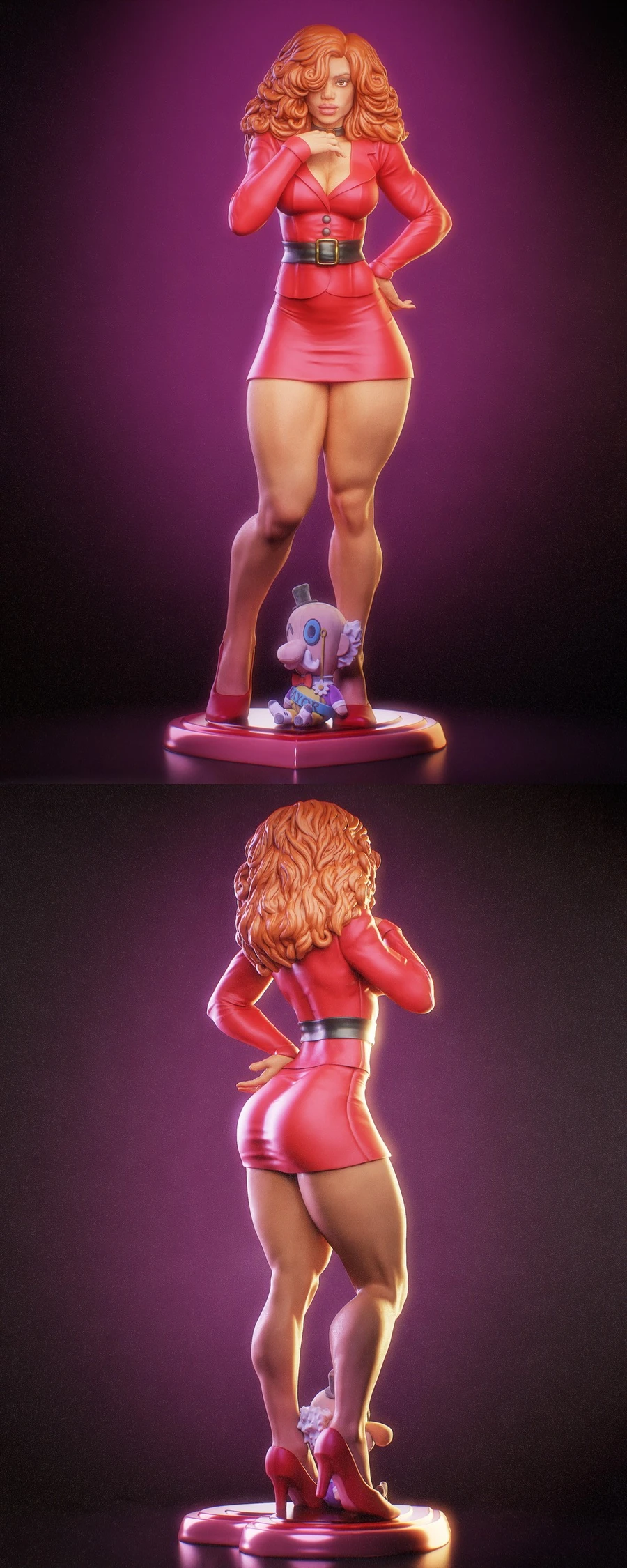 Ms. Bellum — The Powerpuff Girls 3D model