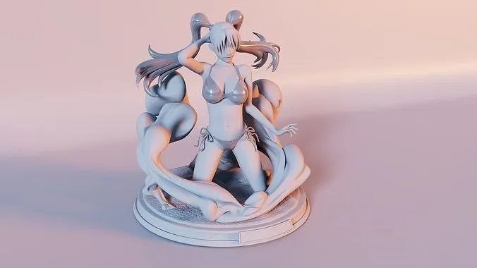Naruto Sexy Jutsu Statue — Naruto 3D model