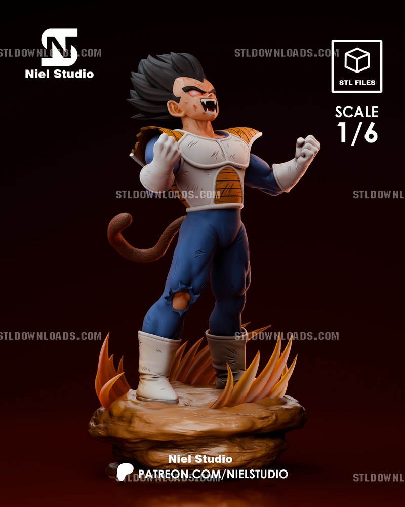 Vegeta — Dragon Ball 3D model