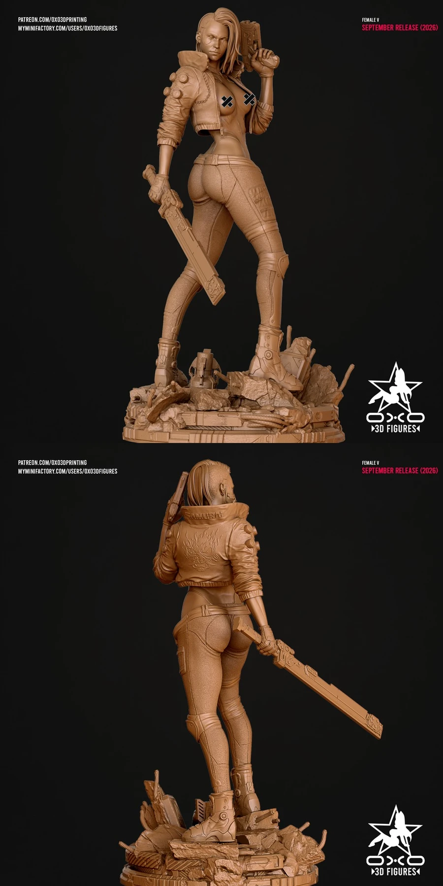 Female V — Cyberpunk 2077 3D model