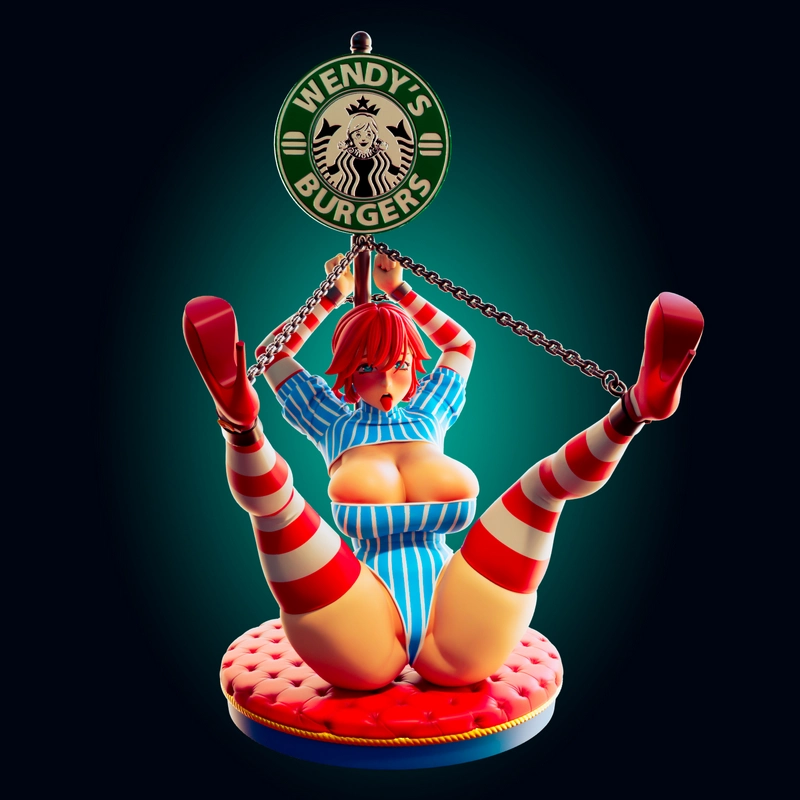 Wendy's Mascot — Wendy's 3D model