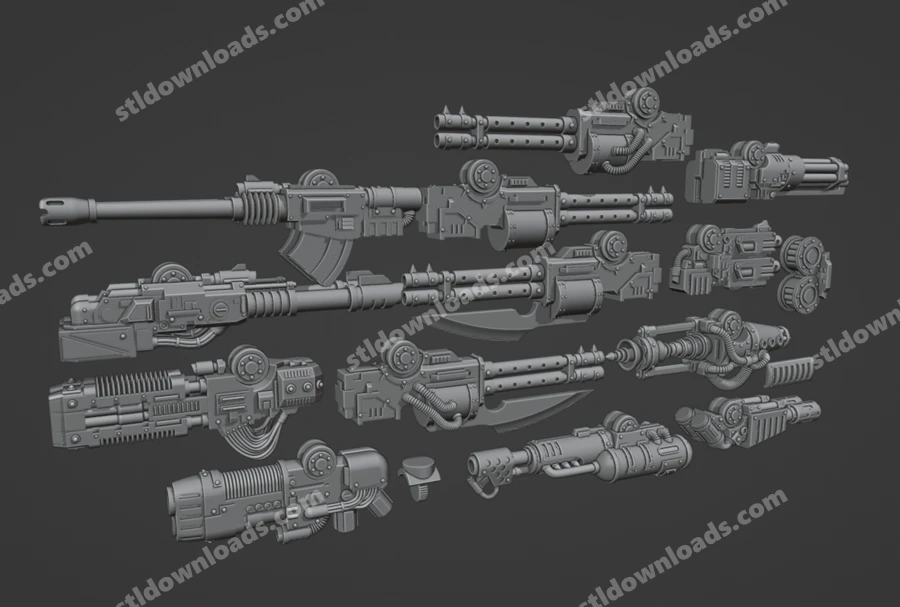 Old Contemptor Builder — Warhammer 40,000 3D model