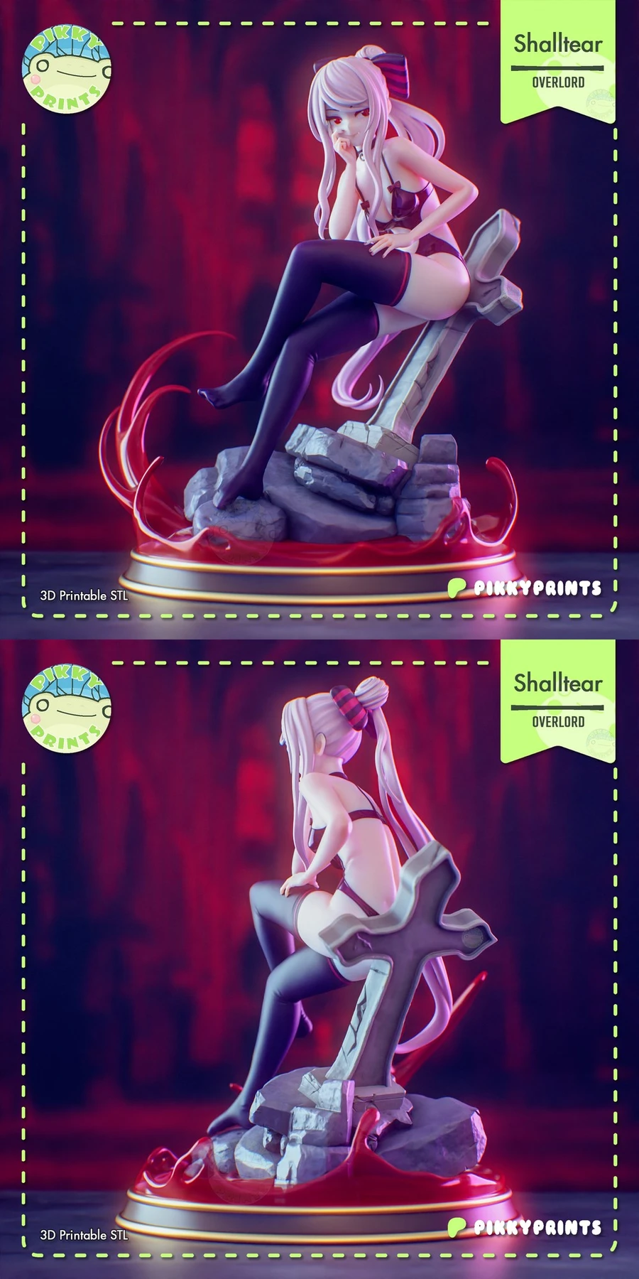 Shalltear Bloodfallen — Overlord 3D model