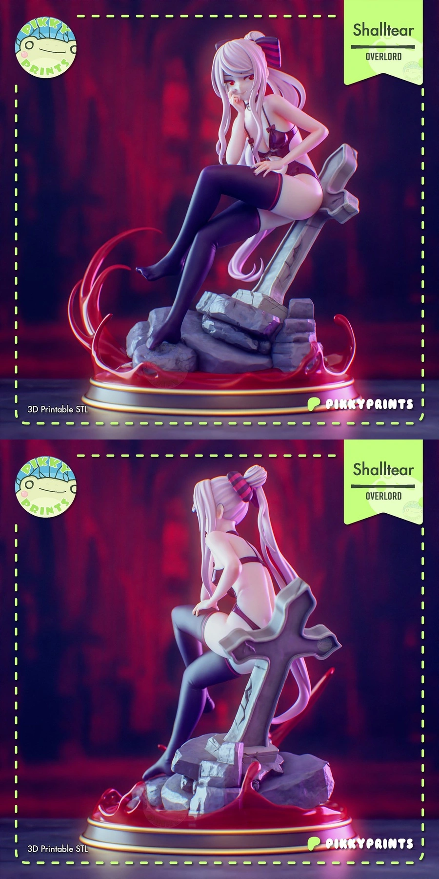 Shalltear Bloodfallen — Overlord 3D model