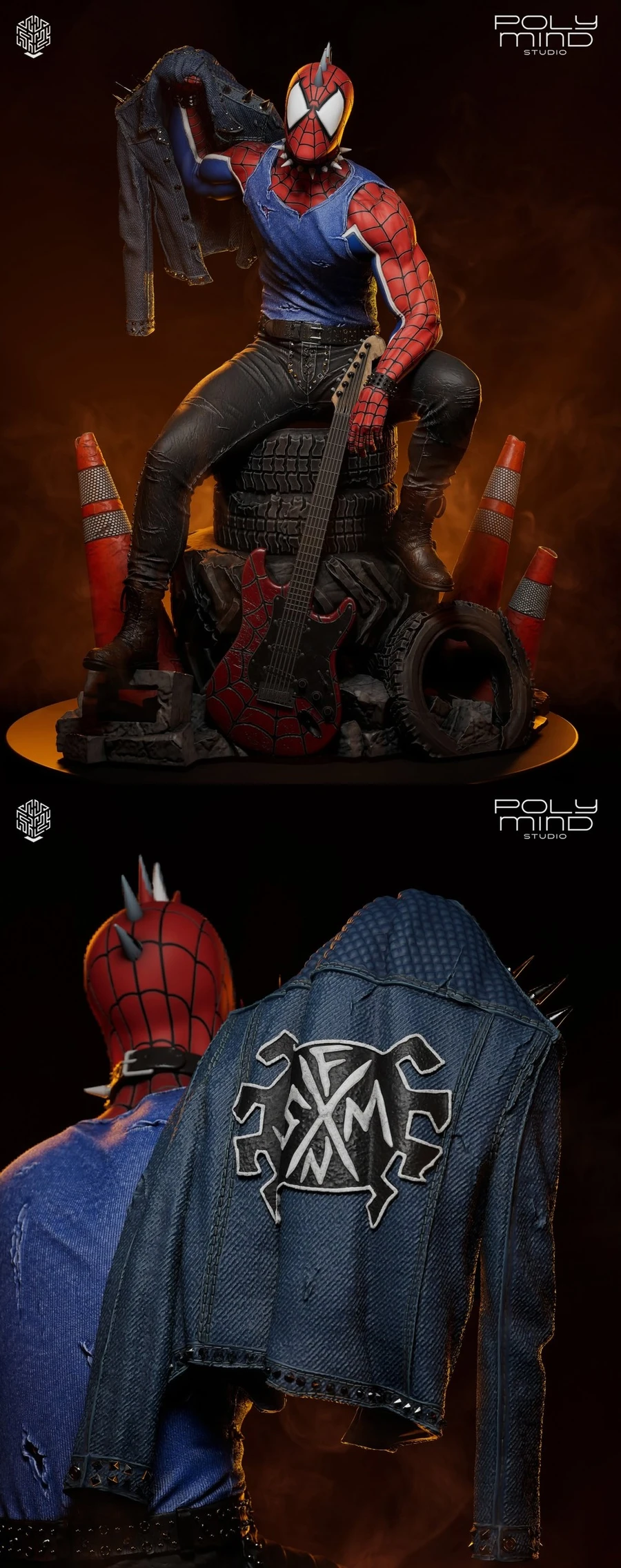 Spider-Punk — Marvel 3D model