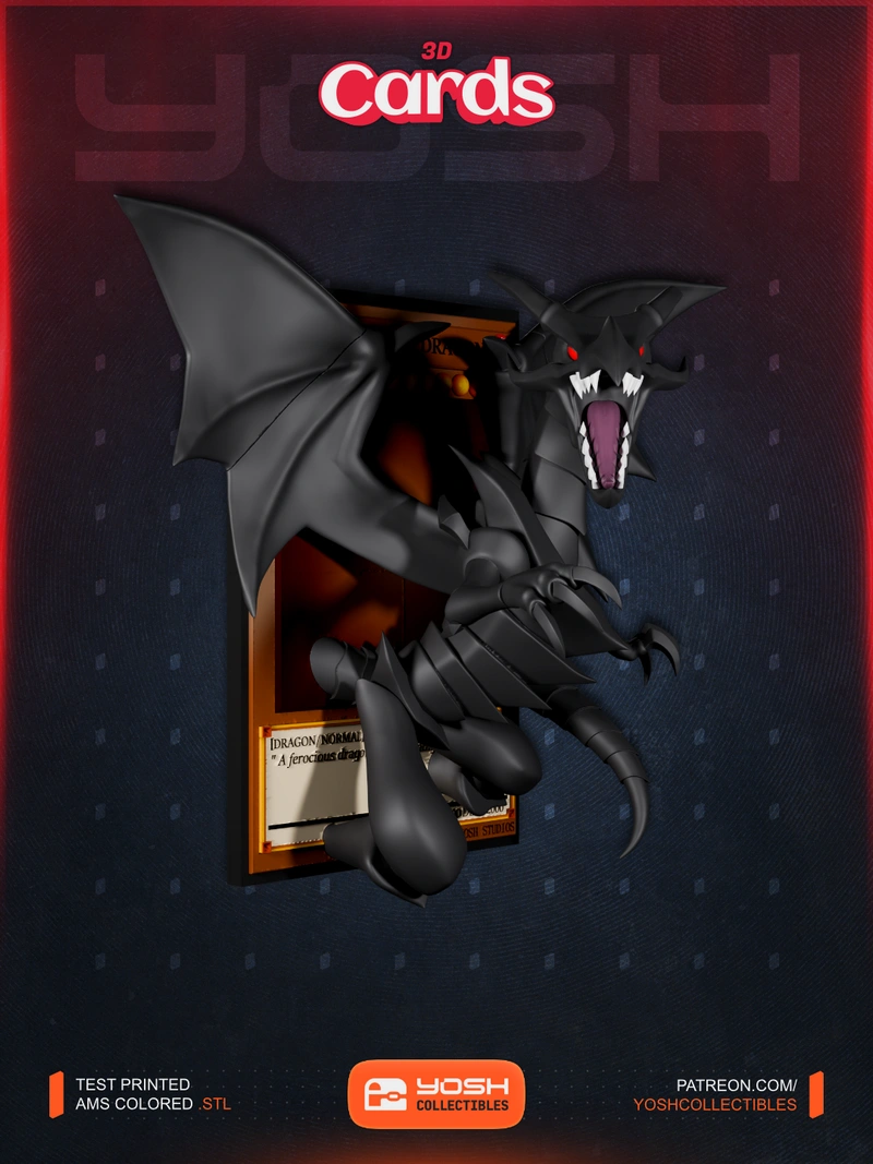 Red-Eyes Black Dragon — Yu-Gi-Oh! 3D model