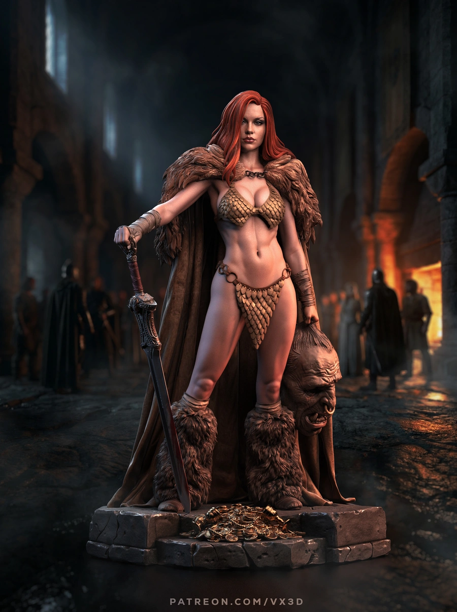 Red Sonja — Red Sonja 3D model
