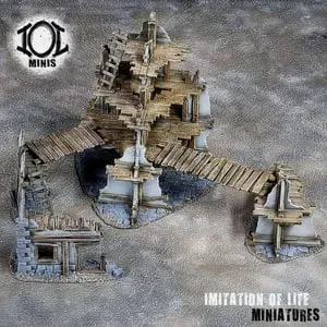Ruined Building Set 3 — Original Terrain 3D model