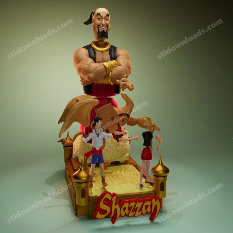 Shazzan Diorama — Shazzan 3D model