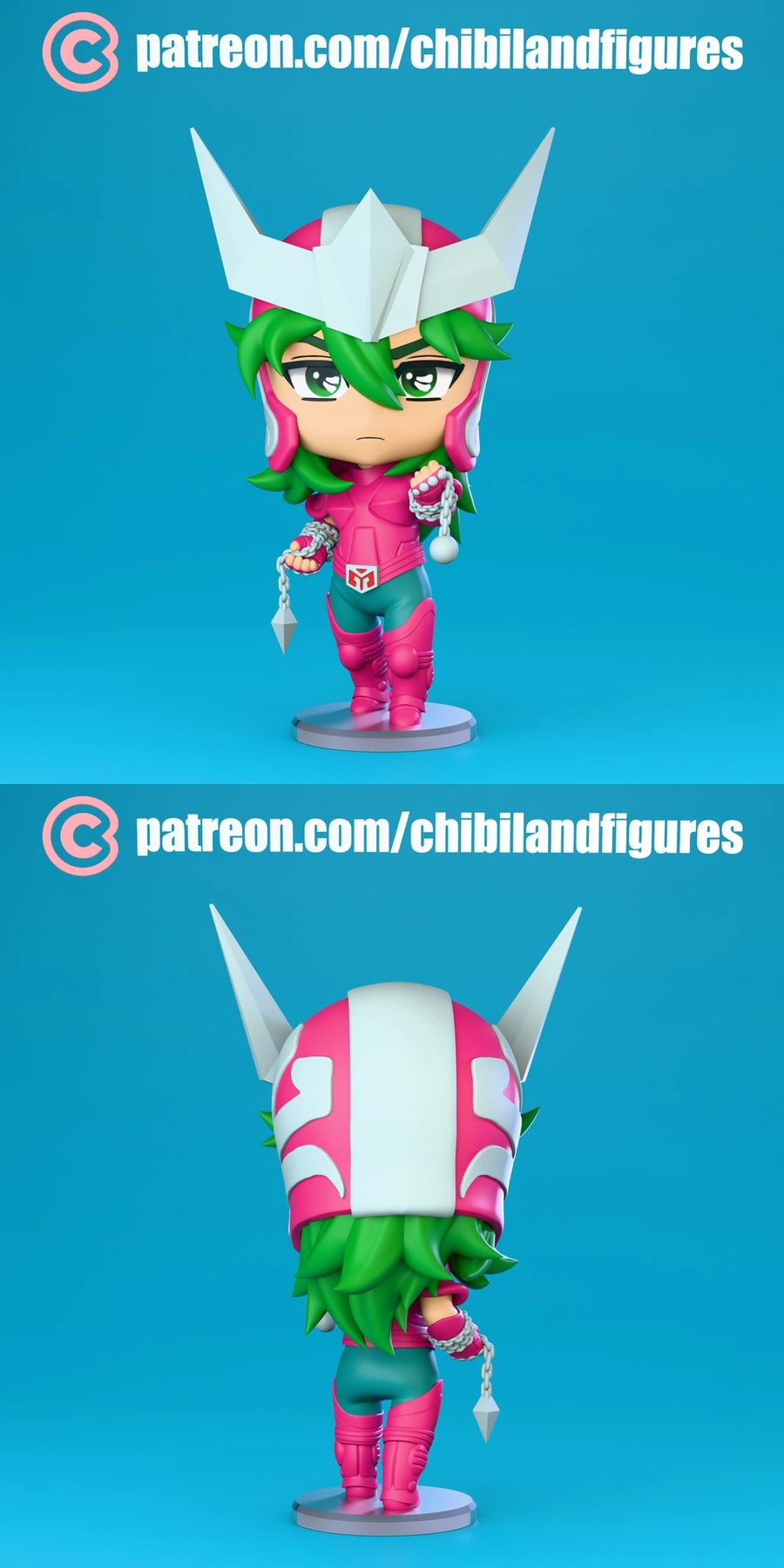 Shun Chibi — Saint Seiya 3D model