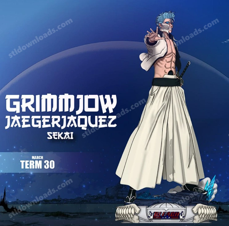 Grimmjow Statue — Bleach 3D model