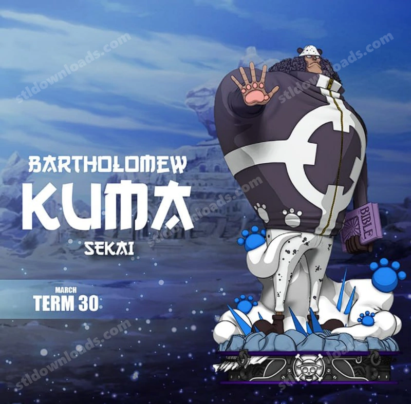 Bartholomew Kuma Statue — One Piece 3D model