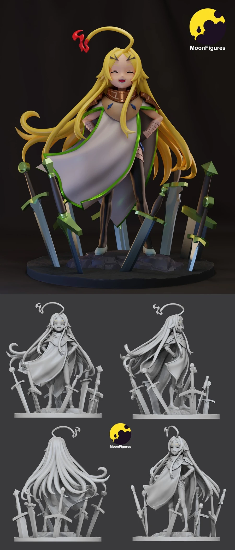 Teoritta — Sentenced to Be a Hero 3D model