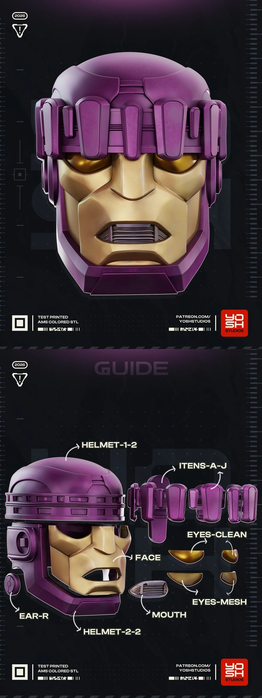 Sentinel Doomsday Helmet — Marvel 3D model