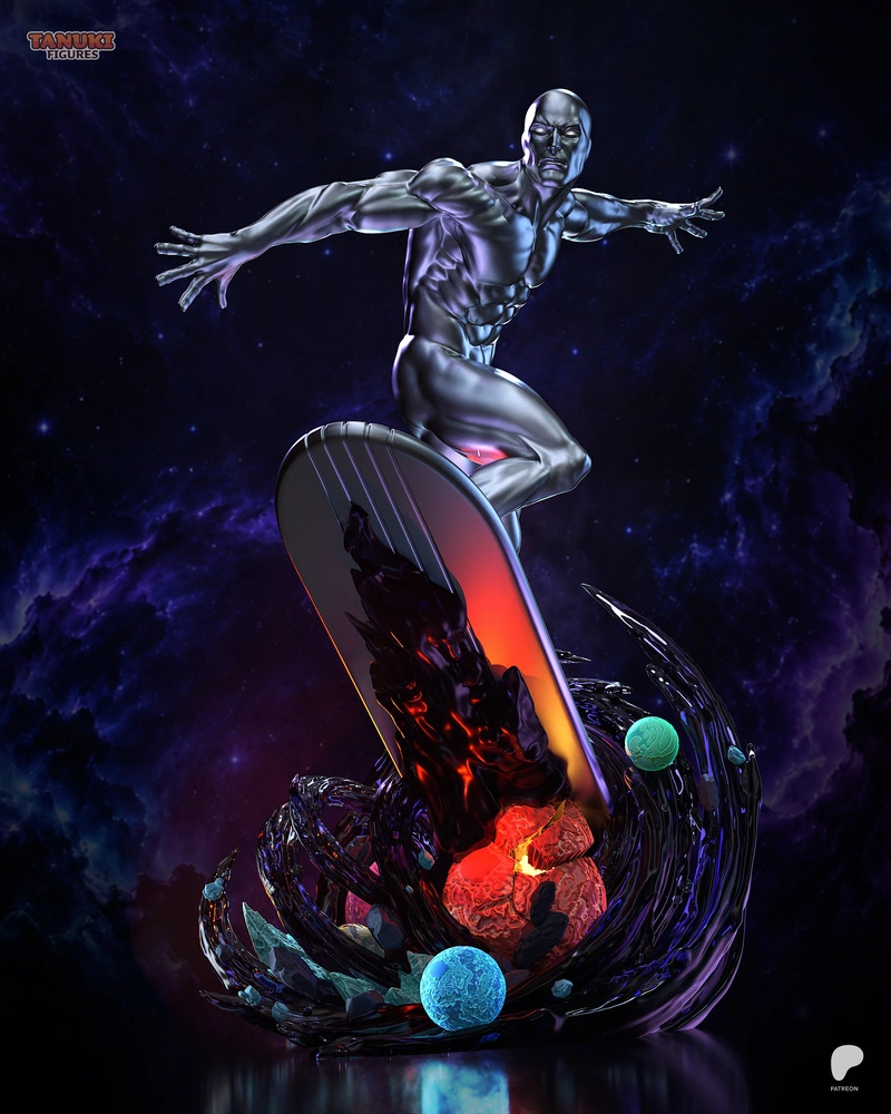 Silver Surfer — Marvel 3D model