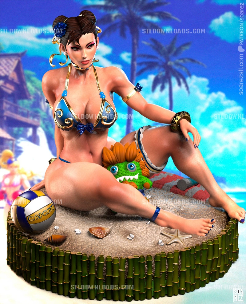 Chun-Li — Street Fighter 3D model