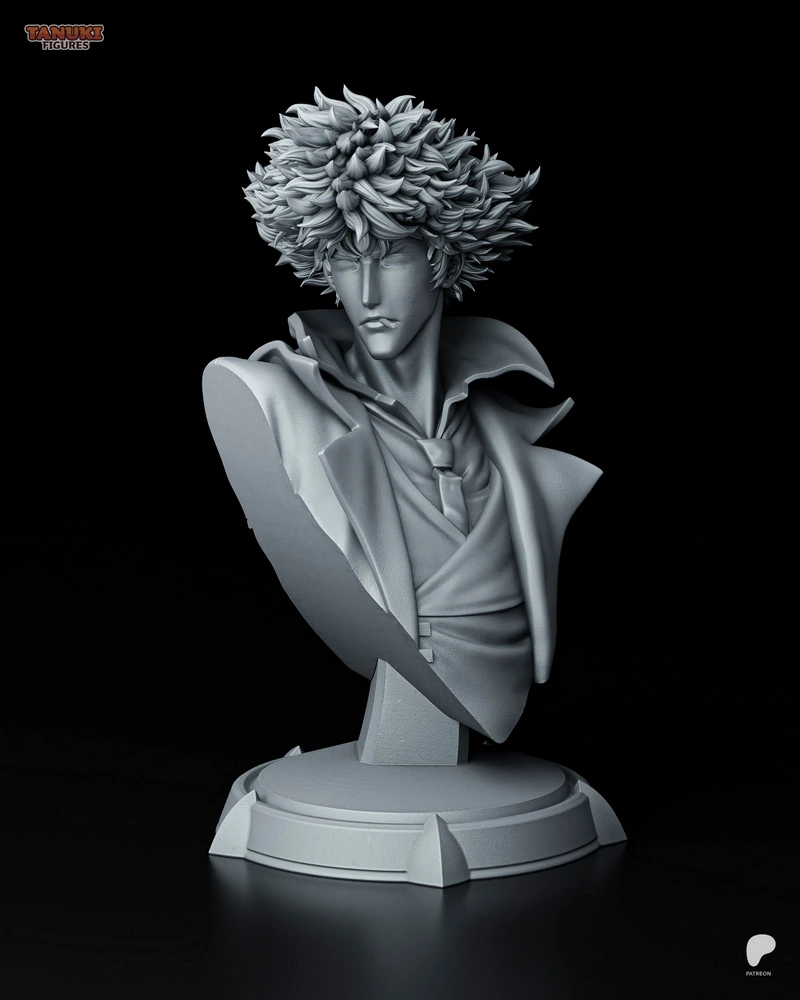Spike Bust — Cowboy Bebop 3D model