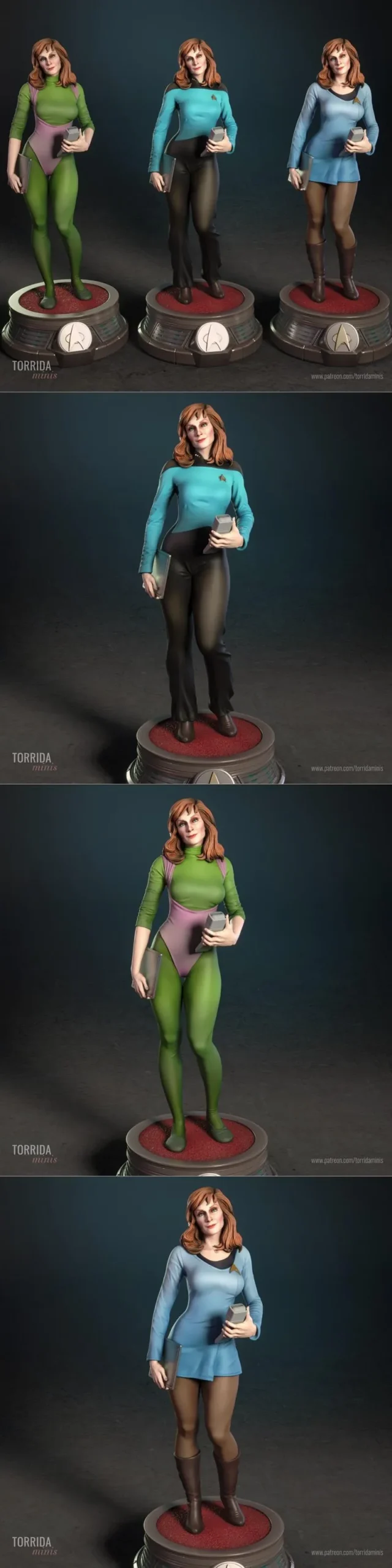 Beverly Crusher — Star Trek 3D model