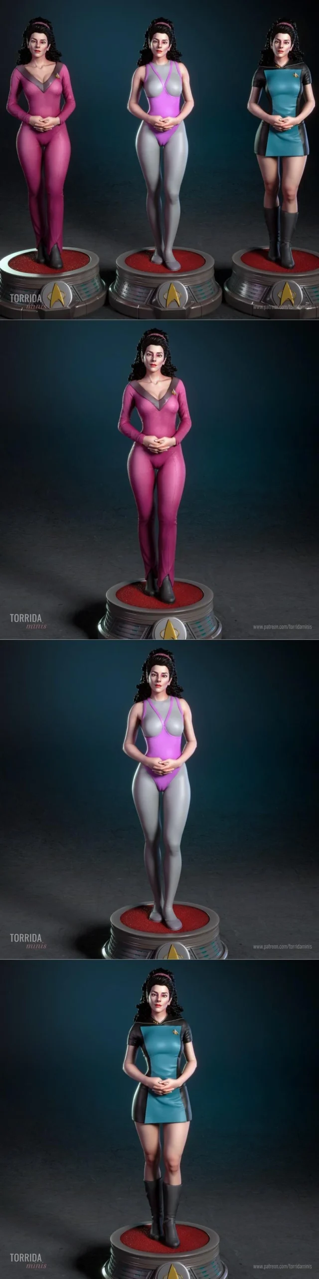 Deanna Troi — Star Trek: The Next Generation 3D model