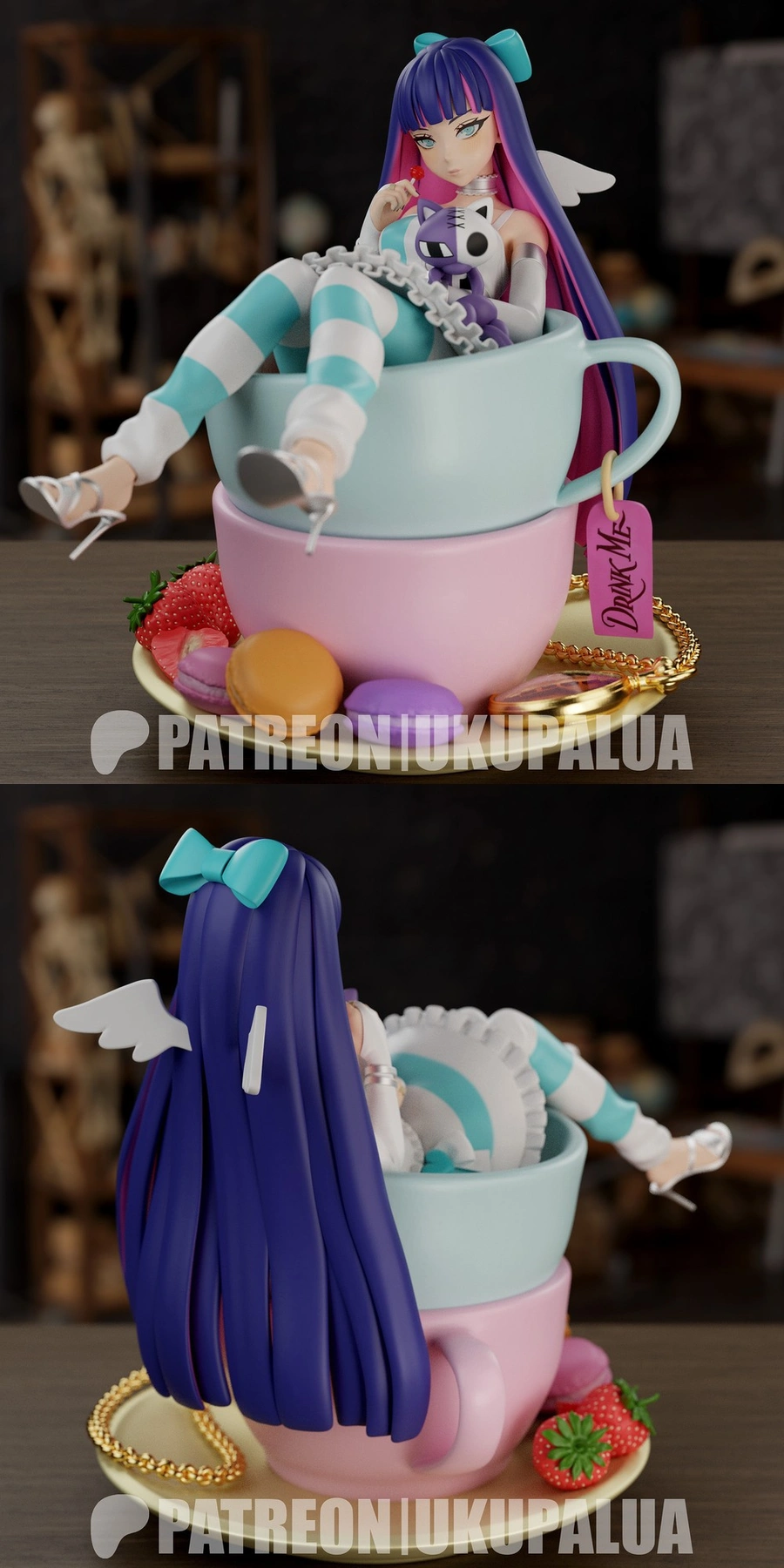 Stocking Anarchy — Panty & Stocking with Garterbelt 3D model