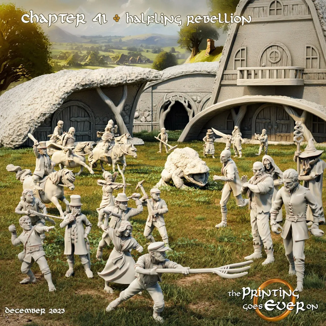 Halfling Rebellion — Original Fantasy 3D model