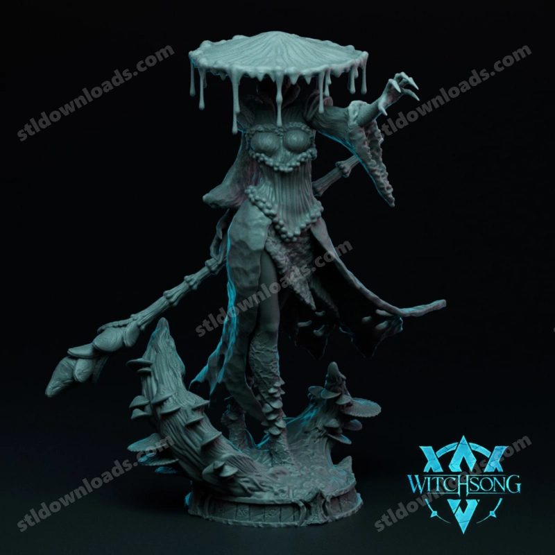 The Fungal Queen Confronts — Original Fantasy 3D model
