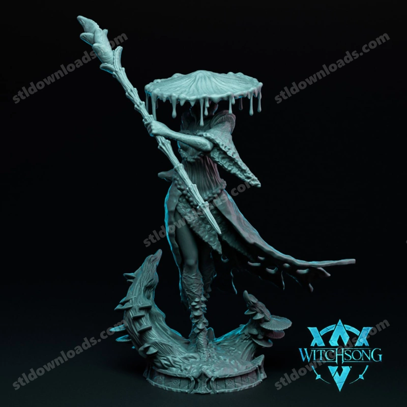 The Fungal Queen Presides — Original Fantasy 3D model