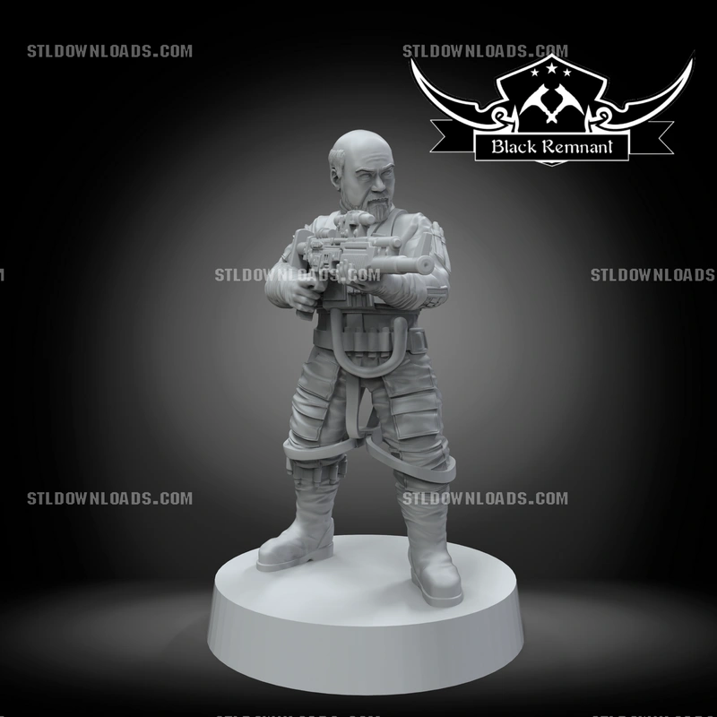 Carson Teva — Star Wars 3D model