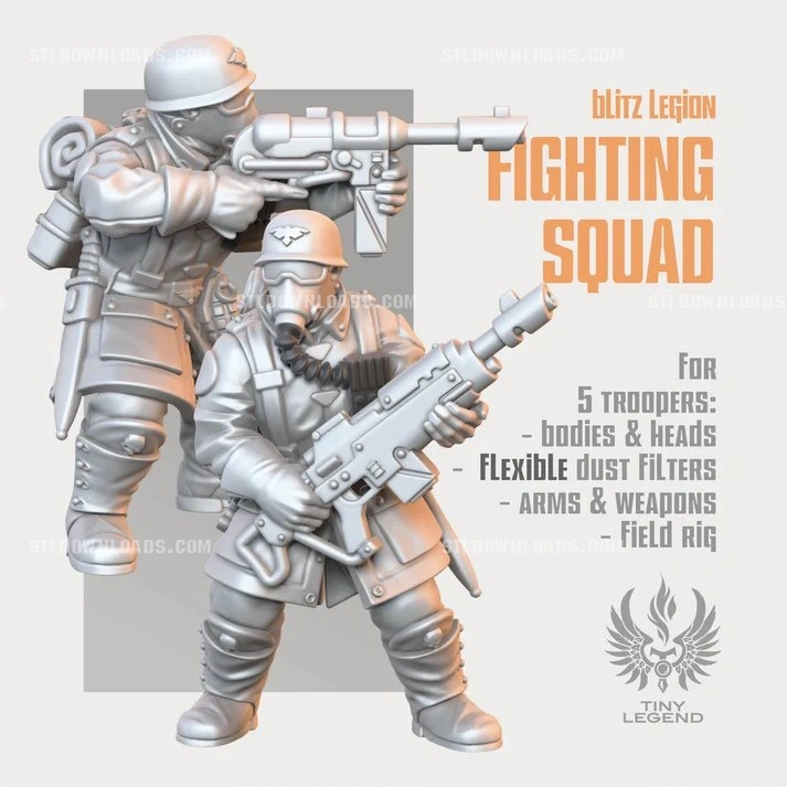 Blitz Legion — Tiny Legion 3D model
