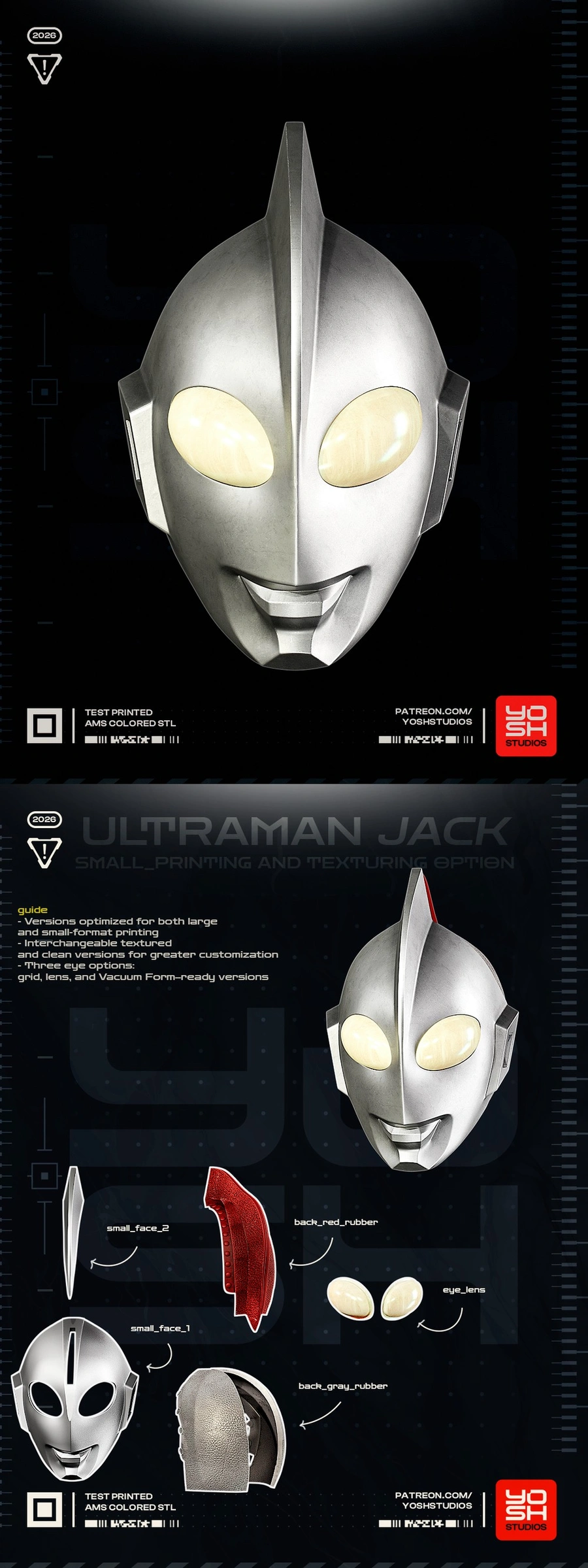 Ultraman Jack Helmet — Ultraman 3D model
