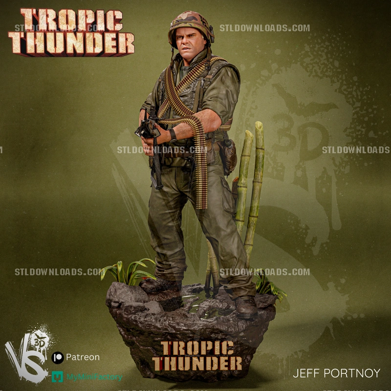 Jeff Portnoy — Tropic Thunder 3D model