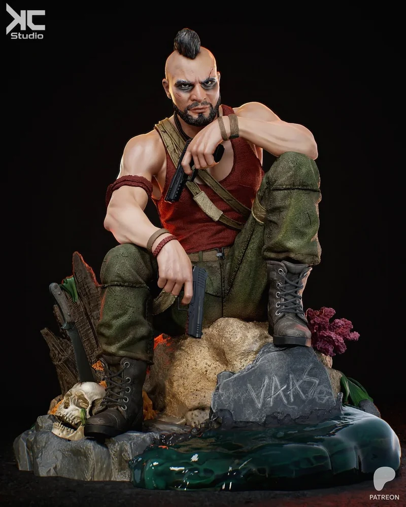 Vaas Montenegro — Far Cry 3D model