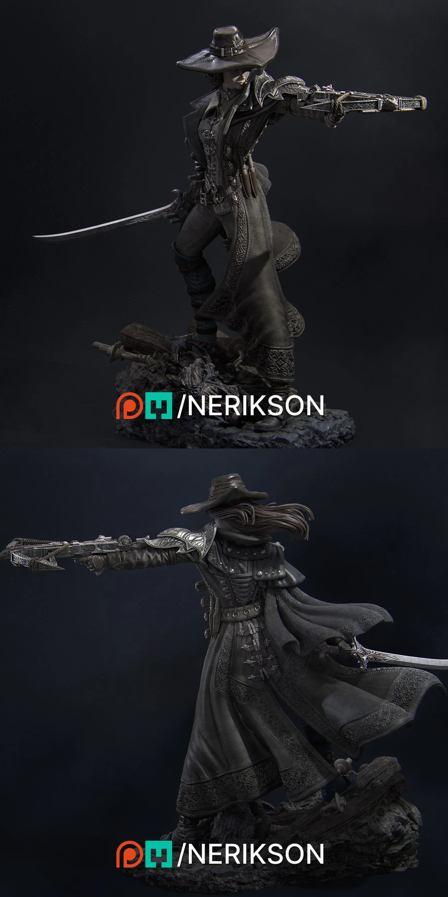 Valeria the Nighthunter — Original Character 3D model