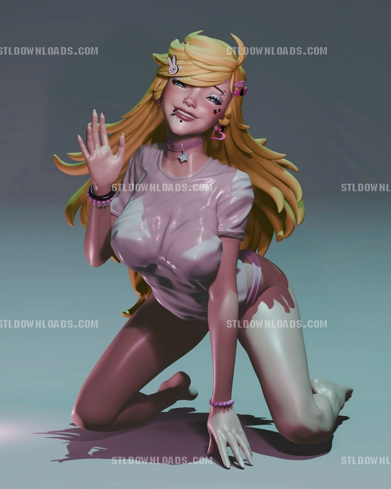 Panty Anarchy — Panty & Stocking with Garterbelt 3D model