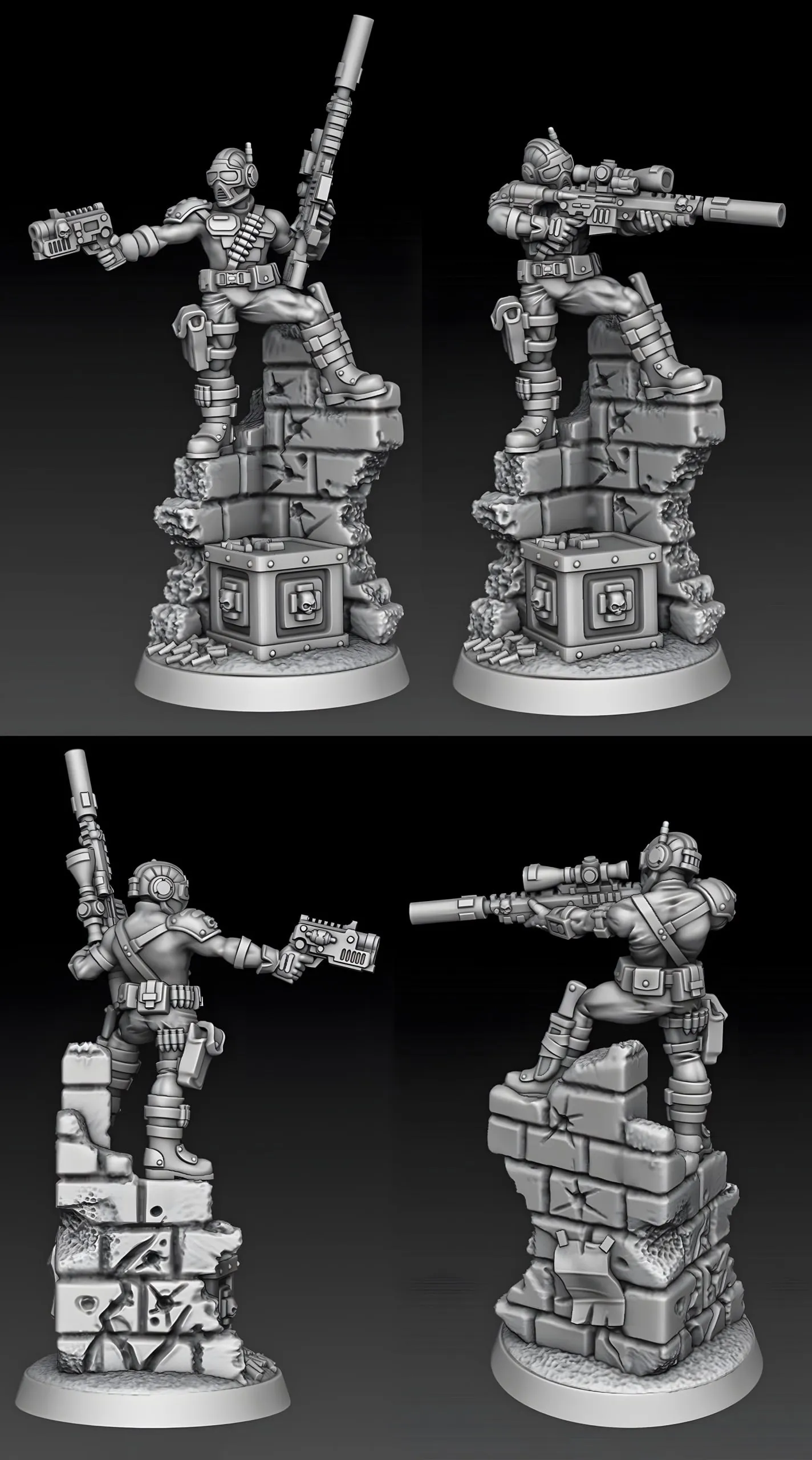 Vindicare Imperial Assassin — Warhammer 40,000 3D model