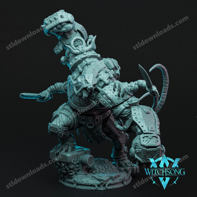 Wererat Monstrosity — Original Fantasy 3D model