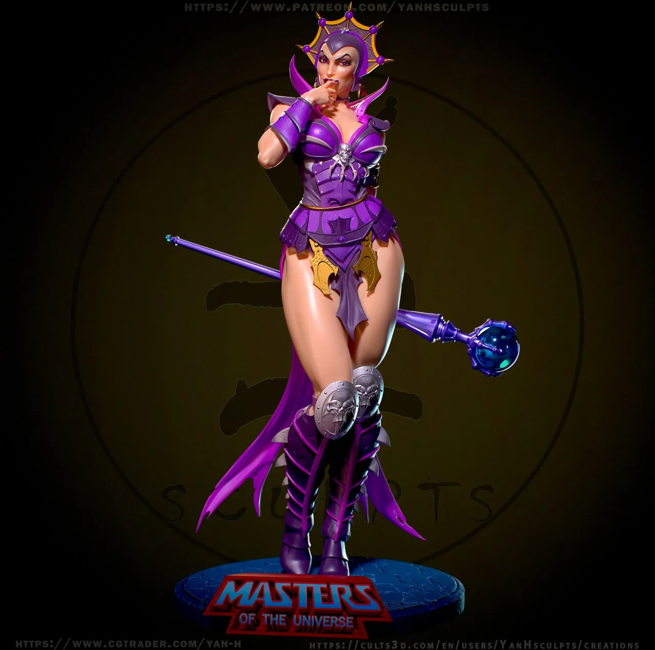 Evil-Lyn — Masters of the Universe 3D model