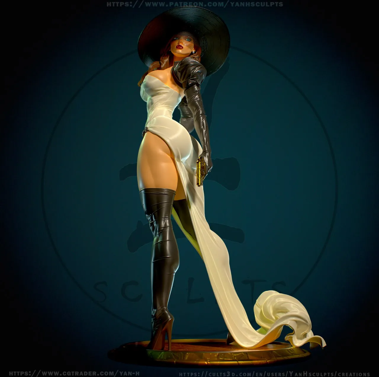 Madame Mirage — Invincible 3D model