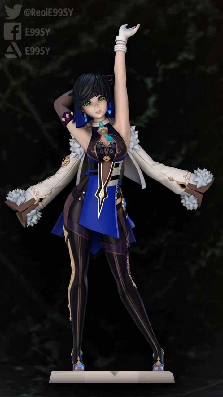 Yelan — Genshin Impact 3D model