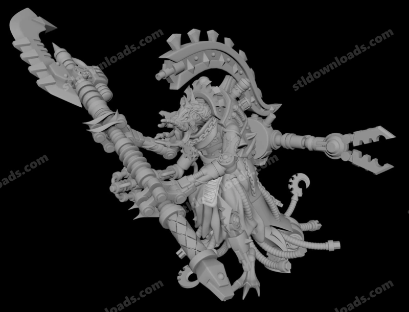 Ymgarl Cult Leader — Warhammer 40,000 3D model