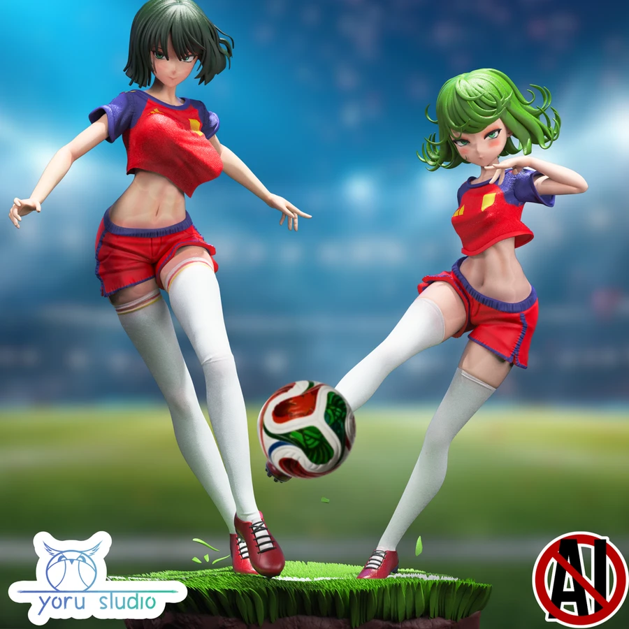 Tatsumaki and Fubuki — One-Punch Man 3D model