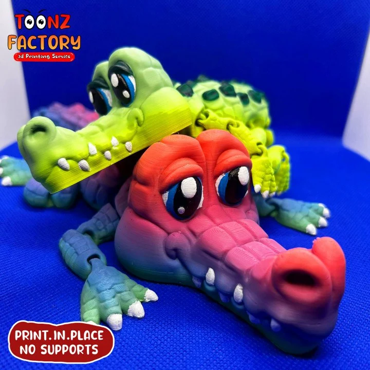 Articulated Crocodile — Original Design 3D model