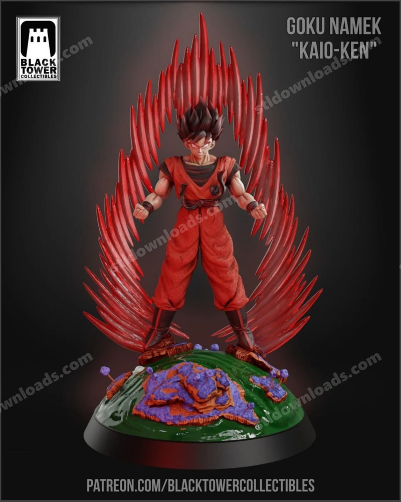 Goku Kaioken — Dragon Ball 3D model