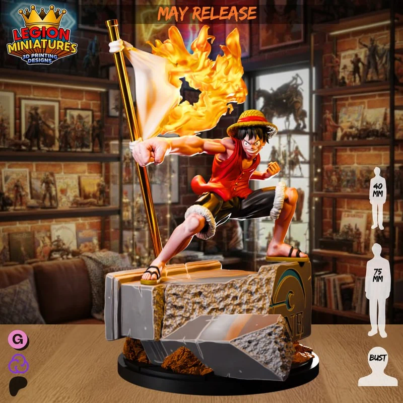 Monkey D. Luffy — One Piece 3D model