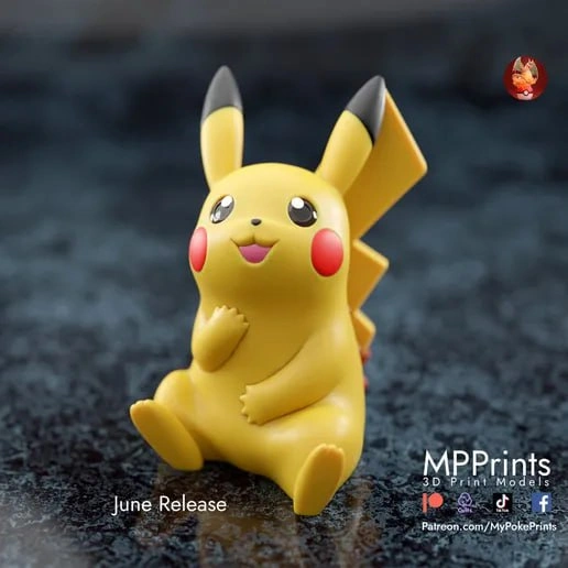 Pikachu — Pokémon 3D model